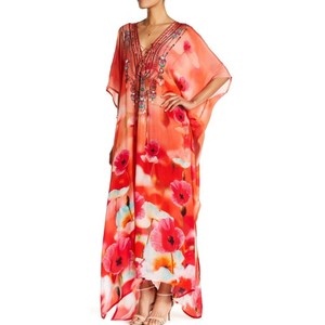 2019คลุมรีสอร์ทผ้าไหมคาฟตันคอวีพิมพ์ลายดิจิทัลคอลเลกชั่นล่าสุด - Product Image 1