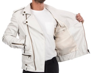 Chaqueta contemporánea de cuero PU para hombre, traje de primavera para montar en la calle urbana, inspirado en motorista, ropa suave y cómoda - Product Image 6