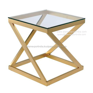 Asequible último diseño contemporáneo moderno diseñador Metal redondo oro mármol mesa de centro sala de estar mesa auxiliar con almacenamiento - Product Image 1
