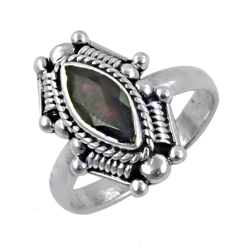 Ethnischer Boho Granat Stein Ring 925 Sterling Silber Handmade Fine Jewelry Frauen Jubiläums geschenk Oval Stone Red Granat Ring