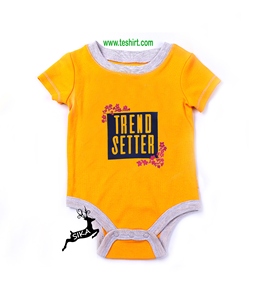 wholesale tirupur Oem design organic bamboo cotton high quality long stable Cotton printed baby romper jumpsuit manufacture - Product Image 5