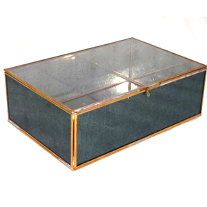 แก้วตกแต่งพร้อมกล่องเครื่องประดับกรอบโลหะสำหรับเก็บเครื่องประดับ - Product Image 4