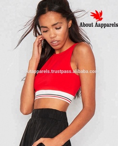 Haut court d'été blanc pour femmes, débardeur simple, personnalisé, ample, couleur noire, vente en gros, bon marché - Product Image 2