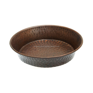 Bol de pédicure en cuivre pour la maison Grand bol de pédicure en cuivre martelé de qualité supérieure pour la maison et le salon - Product Image 2