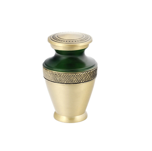 Venta caliente de alta calidad listo para enviar recuerdos de cremación de aluminio para restos humanos mini urnas - Product Image 1
