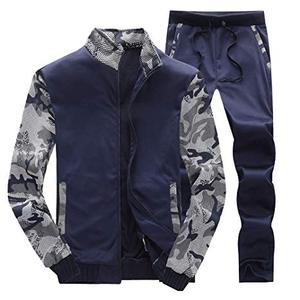 Alta moda transpirable de talla grande primavera chándal ropa deportiva Unisex diseño liso profesional personalizable - Product Image 1