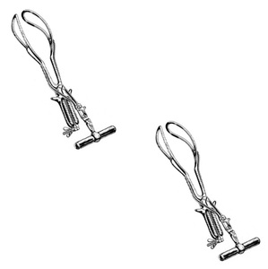 Kedarnath Das Pince obstétrique en acier inoxydable de haute qualité de 38cm Instruments chirurgicaux en métal Mahersi - Product Image 6