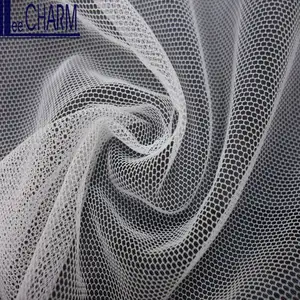 LCY475台湾100% 尼龙针织薄纱织物卷