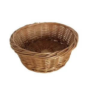 Wicker Baskets Storage Fruits Sundries Handmade Gift Willow Craft