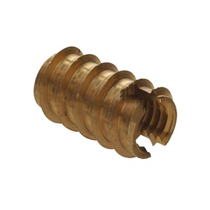 Insert fileté en laiton M3.5 pour bois, fabriqué en Inde, fixation haute résistance avec insert fileté de précision - Product Image 1