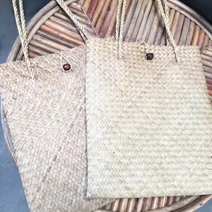 Best Seller Handmade Thai Made Seagrass Eco Bags