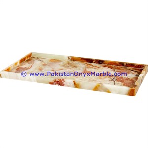 Plateaux de service en pierre naturelle ONYX, présentoir de qualité, livraison - Product Image 3