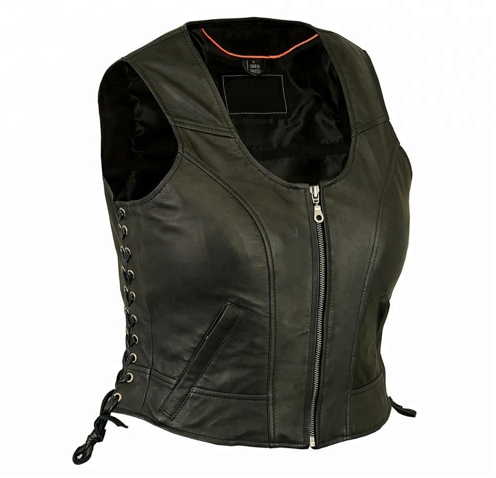 Shop Our High-Quality Leather Biker Vests for Motorcycle Racing