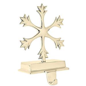 Porte-bas flocon de neige plaqué or en fonte d'aluminium Chaman Inde - Product Image 1