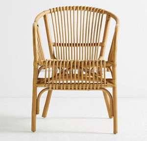 <b>Vintage</b> Basket Rattan <b>Chair</b> - Product Image 2