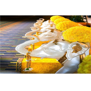 ตกแต่งงานแต่งงานของอินเดียช้างรูปปั้นไฟเบอร์รูปปั้นผู้ผลิตงานแต่งงานยินดีต้อนรับรูปปั้นช้างสำหรับทางเข้า - Product Image 1