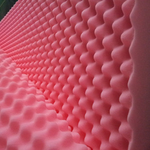 Panneaux acoustiques en PU en forme de caisse à oeufs avec absorption acoustique très efficace Noir 1220x2420mm 9mm d'épaisseur - Product Image 3