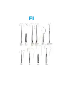 Deschamps Ligature Needle Blunt for right hand 21cm 04/Surgical Suture instruments/Surgical Instruments
