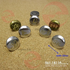 Placa de identificación de logotipo personalizada de metal con impresión láser, calidad y profesional, para bolso, BILLETERA, bolso de mano, portátil y de cuero - Product Image 4