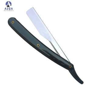 Maquinilla de Afeitar Plegable de Alta Calidad con Mango de Plástico y Soporte de Cuchilla de Acero Inoxidable para el Cuidado Profesional de la Barba - Product Image 2