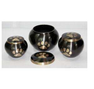 Odyssey Pet urn by BTC ดีไซน์ยุโรปวัสดุทองเหลืองเคลือบเงาพิมพ์ลายสีสันสดใสสำหรับขี้เถ้า - Product Image 3