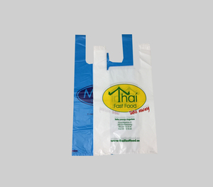 vest carrierbags/singlet bags/plastic bags with handle made in Vietnam - Product Image 2