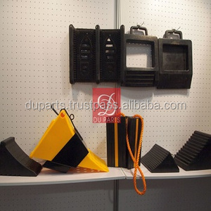 Calzo de rueda de precio bajo de alta calidad 3 Calzo de rueda de plástico duradero para remolque, camiones y vehículos Solución de estacionamiento segura confiable - Product Image 5