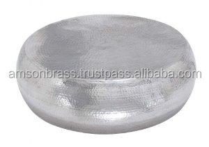 Mesa de centro dorada con acento de bandeja superior decorativa de diseño de lujo de Metal hecho a mano de alta calidad para muebles para el hogar - Product Image 4