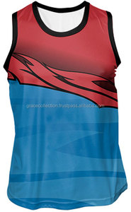 Custom Wholesale Design Sublimated <b>Running</b> <b>Singlet</b> Fast Color <b>Singlet</b> - Product Image 5