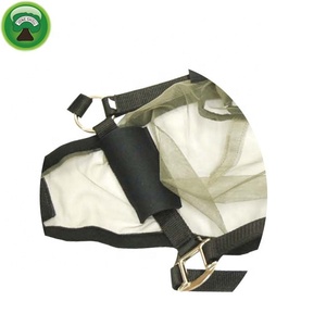 Masque anti-mouches pour chevaux en gros, masque anti-mouches en maille PVC gris pour chevaux - Product Image 6