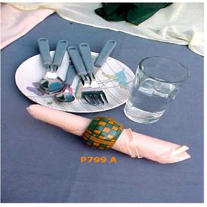 Precios asequibles, venta al por mayor, servilleteros pintados bonitos de lujo personalizados para decoración de bodas - Product Image 1