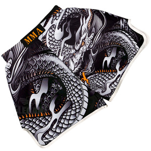 Pantalones cortos Rashguard impresos personalizados para Kick Boxing MMA CrossFit Muay Thai Fisting Kickboxing Training Sport Trunk - Product Image 3