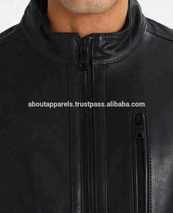 Veste en cuir de moto tendance pour homme 2026, en cuir véritable de mouton, veste en cuir matelassée en peau de mouton - Product Image 4