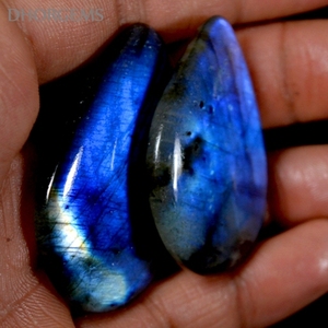 Pierre de palmier en labradorite bleue naturelle |   Pierre de guérison en cristal poli, pierre précieuse non montée pour la méditation, le Reiki, la décoration intérieure, cadeau. - Product Image 2