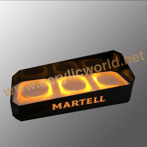 Comptoir d'exposition de vin de bureau/présentoir de liqueur/comptoir de POP présentoir de bouteilles en acrylique support de vin LED - Product Image 3