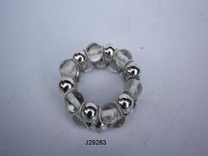 Anillo para servilletas con cuentas de vidrio, accesorio disponible en varios colores, vajilla - Product Image 6