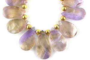 Pierre précieuse d'amétrine naturelle de qualité AAA en forme de poire avec collection de pierres brutes multicolores pour la fabrication de bijoux - Product Image 4