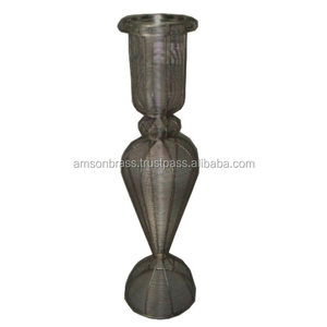 Porte-bougie en métal en spirale en fer Décoration d'intérieur Porte-bougie - Product Image 4