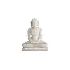 White Marble God Buddha Statue - Product Image 1