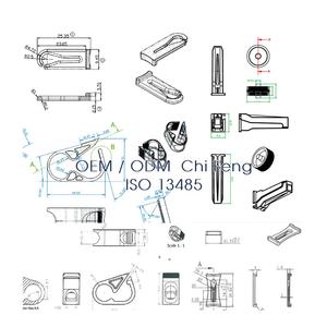 Abrazadera de plástico para tubo médico, abrazadera de plástico para tubo de 2,3mm ~ 4 mm - Product Image 3