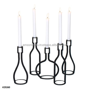 Thé Lite Titulaire Branches Menorah Bougeoir Conception Meilleur Pour Table À Manger En Métal Fil De Fer Bougeoir Décor À La Maison - Product Image 1