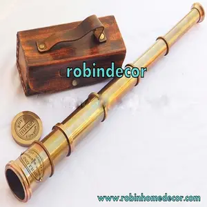 Teleskop Marinir Antik Kuningan Bajak Laut SPYGLASS VINTAGE SCOPE