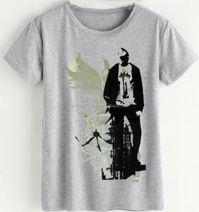 Camiseta de Cuello Redondo para Hombre OEM, Impresión Personalizada, Ropa Deportiva Personalizada, Gimnasio, Fitness, Camiseta Negra de Algodón Suave, Camiseta de Rendimiento para Hombre - Product Image 2