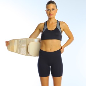 Support dorsal lombaire de 26 cm de hauteur avec ceinture supplémentaire Produit d'approvisionnement en soins de santé - Product Image 4