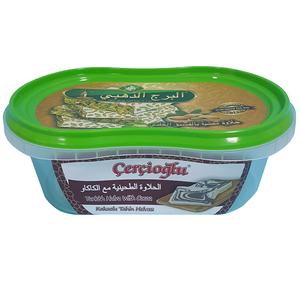 ภาชนะออกแบบพิเศษขนาด12ออนซ์สำหรับไอศกรีมเนยเฮลวาภาชนะบรรจุอาหารฝาปิดผนึกโลโก้สีที่กำหนดเองได้ - Product Image 1