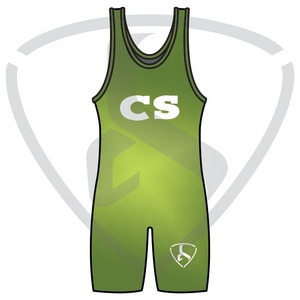 High quality sublimated cheap wholesale weightlifting <b>vest</b> weightlifting suit Custom wrestling singlet - Product Image 6