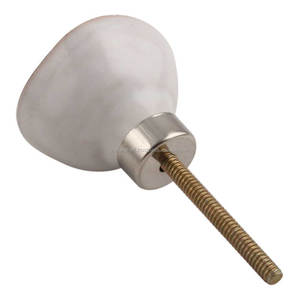 Vente en gros de boutons modernes en céramique marron Shabby Chic Pulls solide commode filles chambre armoire tiroir quincaillerie SCFK-79 - Product Image 3