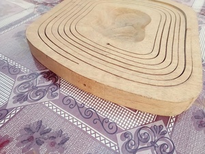 ที่มีคุณภาพสูงแสงหรูหราไม้อะคาเซียแอปเปิ้ลออกแบบชามและพรรคศิลปะตกแต่งผนังบ้านสำหรับขนาดที่กำหนดเอง - Product Image 2