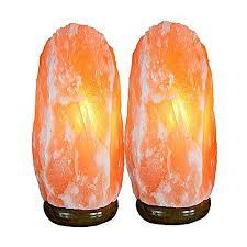 Lámparas de Cristal de Sal del Himalaya de Material Orgánico, Alta Calidad, Forma Geométrica, Técnica de Pulido, Tacto Real, Base de Madera - Product Image 6