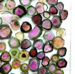 Pierres précieuses de tourmaline de pastèque naturelle - Product Image 2
